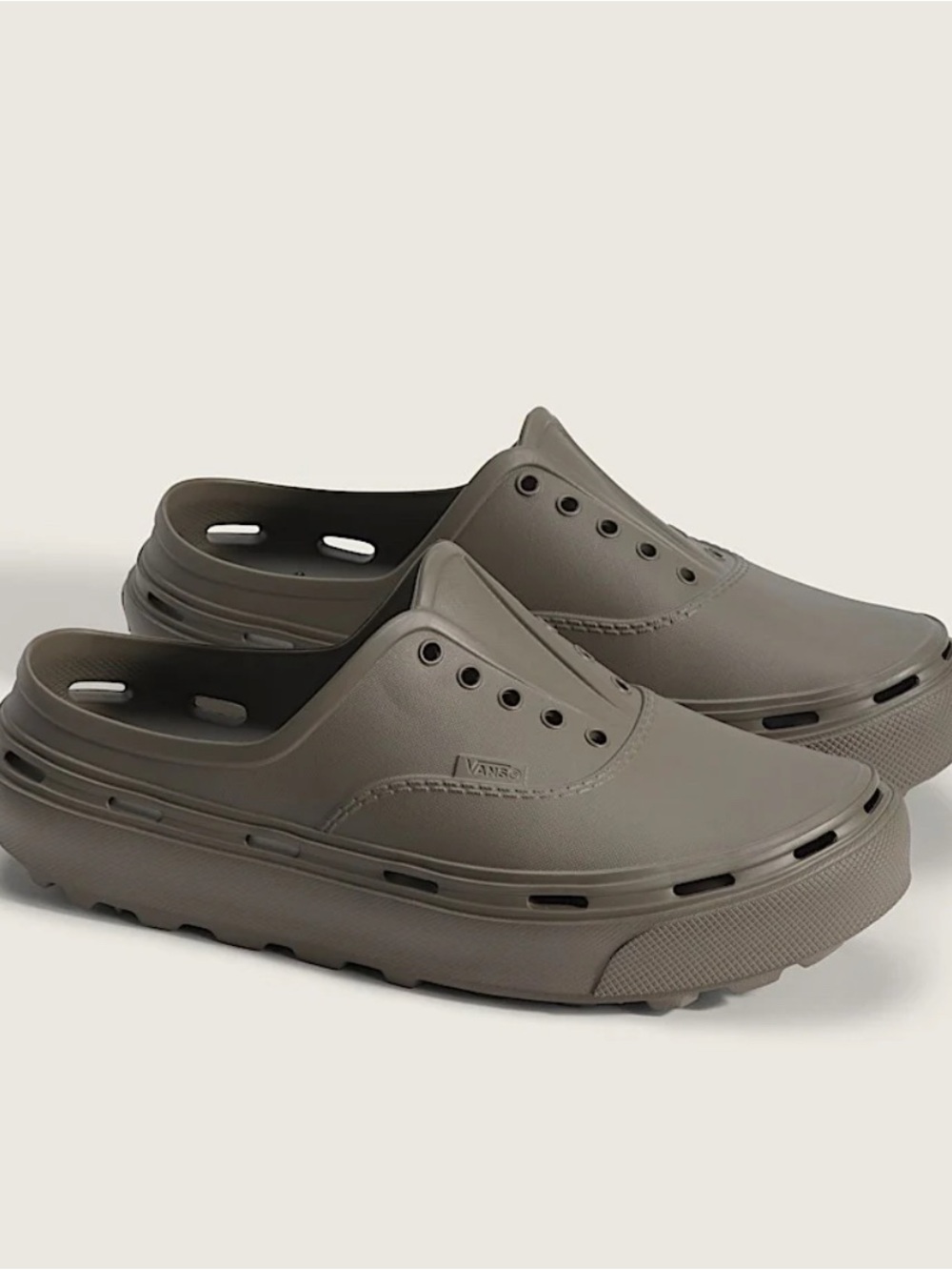 Vans authentic foam mules crocs